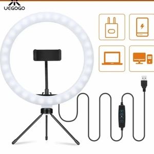 Selfie Ring Light 10" Photography RGB La,mp With Deskt,op